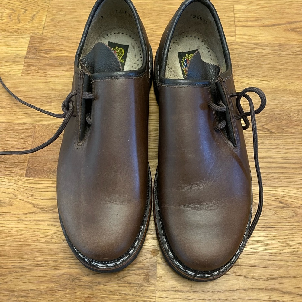 New Bavarian Classic Brown Leather Women’s Shoes Octoberfest